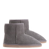 Royal Comfort Ugg Slipper Boots Mens Leather Upper Wool Lined Breathable