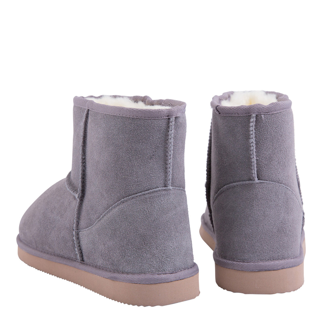 Royal Comfort Ugg Slipper Boots Mens Leather Upper Wool Lined Breathable
