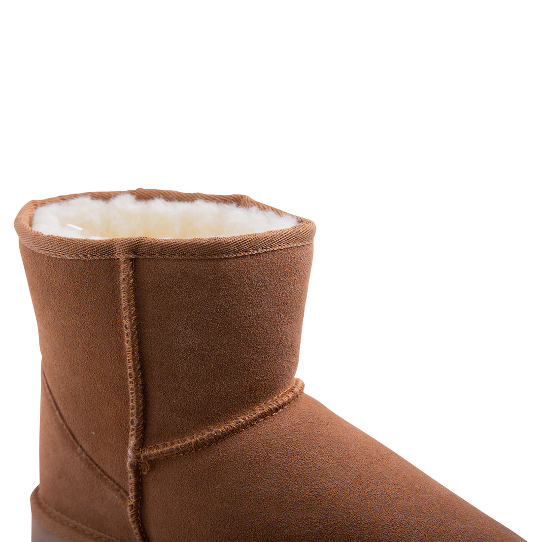 Royal Comfort Ugg Slipper Boots Mens Leather Upper Wool Lined Breathable