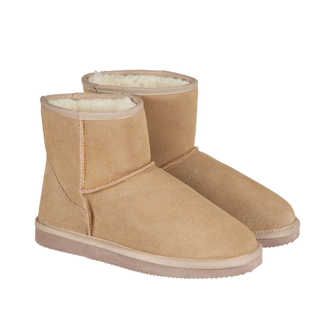 Royal Comfort Ugg Slipper Boots Mens Leather Upper Wool Lined Breathable