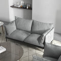 Casa Decor Camilla Luxury Upholstered Fabric Sofa 2 Seater Light Grey