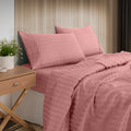 Kensington 1200 Thread Count 100% Cotton Sheet Set Stripe Hotel Grade Soft Touch