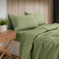 Kensington 1200TC 100% Cotton Stripe Sheet Set Hotel Grade Soft Touch