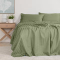 Kensington 1200TC 100% Cotton Stripe Sheet Set Hotel Grade Soft Touch