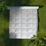 Royal Comfort 1000GSM Luxury Bamboo Covered Mattress Topper Ball Fibre Gusset