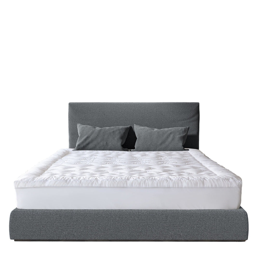 Royal Comfort 1200GSM Deluxe 7-Zone Mattress Topper Luxury Gusset Breathable