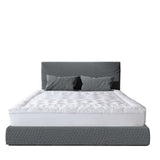 Royal Comfort 1200GSM Deluxe 7-Zone Mattress Topper Luxury Gusset Breathable