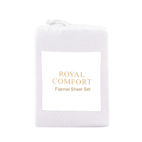 Royal Comfort Fleece Flannel Sheet Set Ultra Soft Warm Winter Thermal