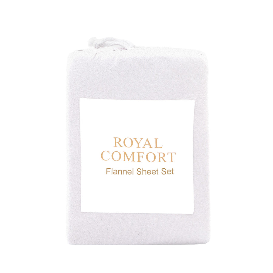 Royal Comfort Fleece Flannel Sheet Set Ultra Soft Warm Winter Thermal