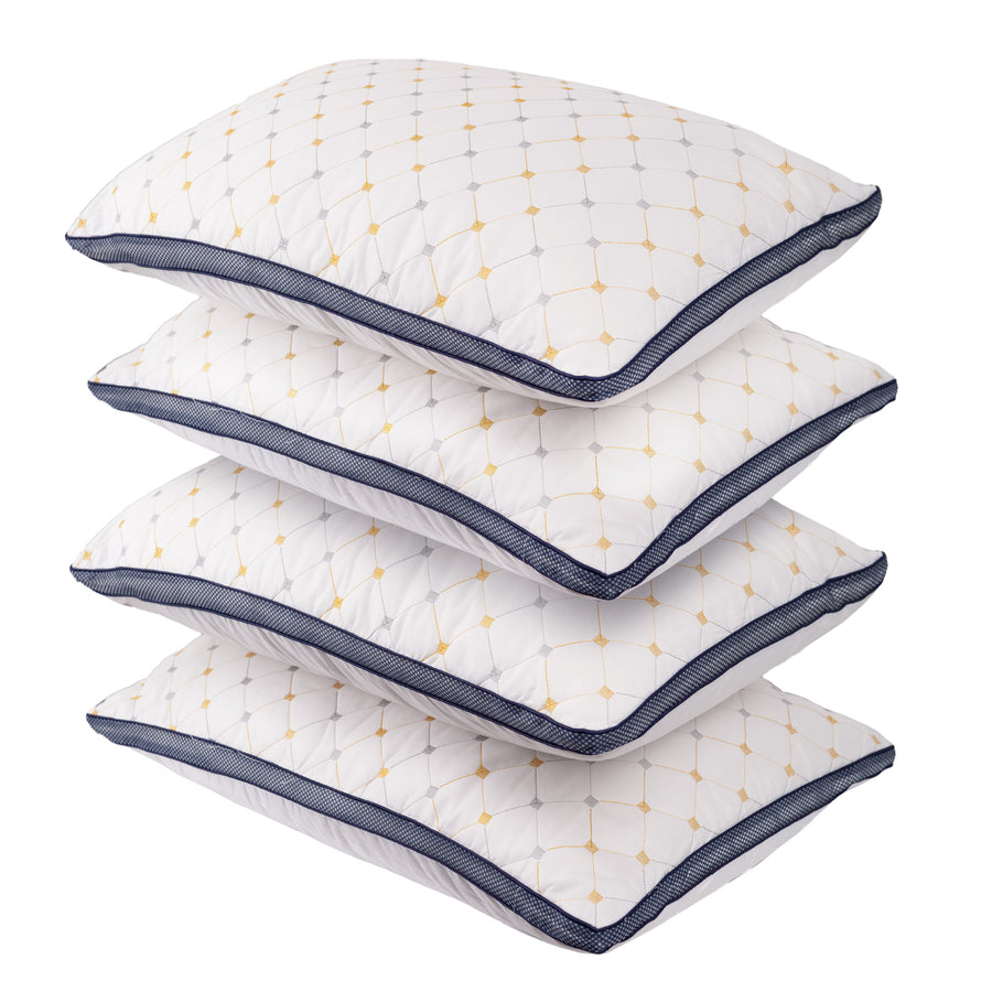 Royal Comfort Luxury Air Mesh Pillow Hotel Quality Ultra Comfort 4 Pack