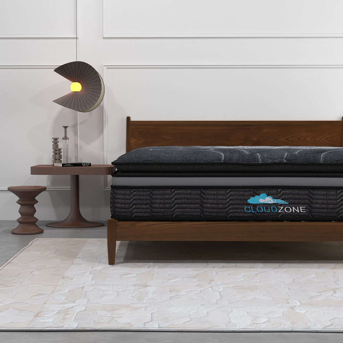 Cloud Zone Double Layer Euro Top Pocket Spring Mattress Plush Medium