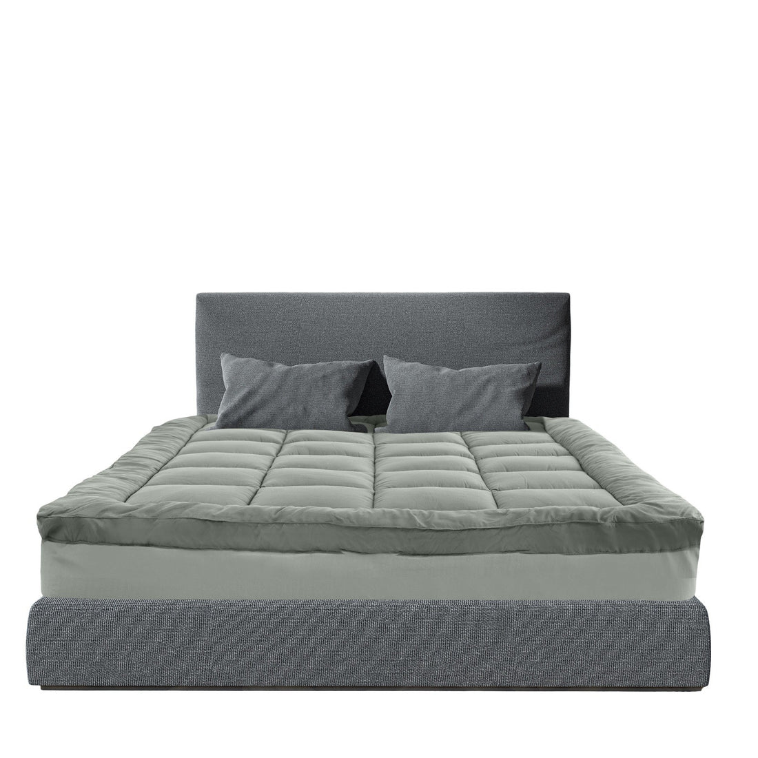 Royal Comfort 800GSM Bamboo Blend Mattress Topper 45cm Deep Skirt