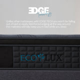 Eco Lux Edge Support 7-Zone Pocket Spring Euro Top Mattress Medium Firm