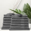 Royal Comfort Regency 20 Piece Towel Set 100% Cotton Luxury Plush