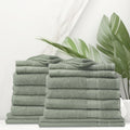 Royal Comfort Regency 20 Piece Towel Set 100% Cotton Luxury Plush