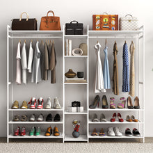 Load image into Gallery viewer, Milano Decor Multifunctional Bamboo Clothes Rack Storage Stand Organiser
