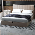 Milano Decor Evandale Gas Lift Storage Bed Frame with Headboard