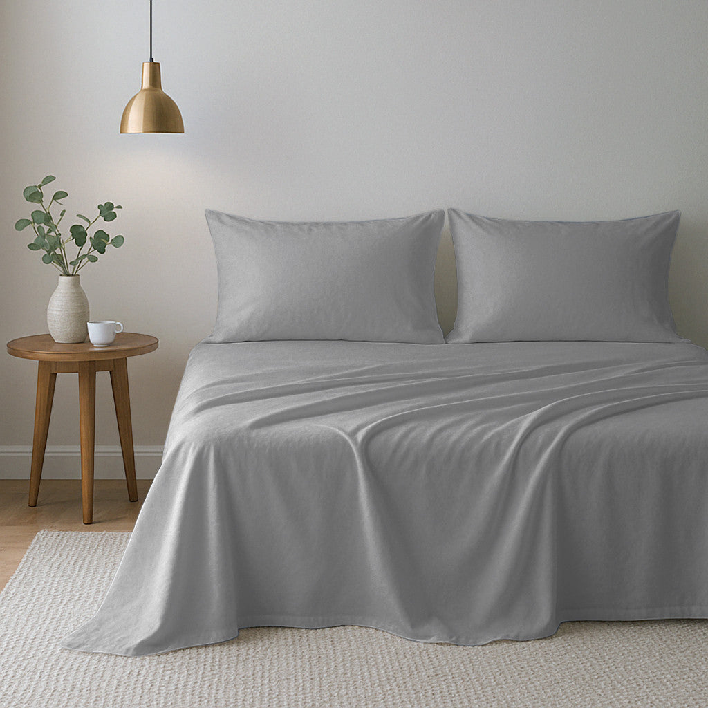 Royal Comfort Opulence Washed Microfibre Sheet Set Ultra Soft Bedding