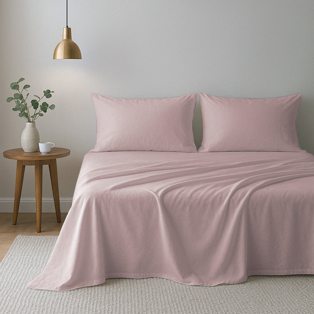 Royal Comfort Opulence Washed Microfibre Sheet Set Ultra Soft Bedding