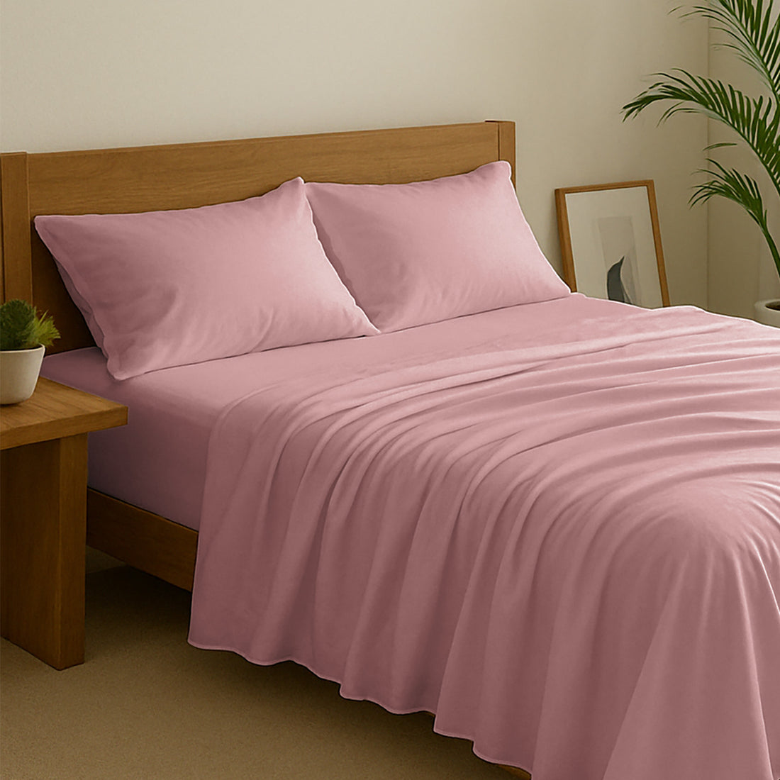 Royal Comfort Opulence Washed Microfibre Sheet Set Ultra Soft Bedding