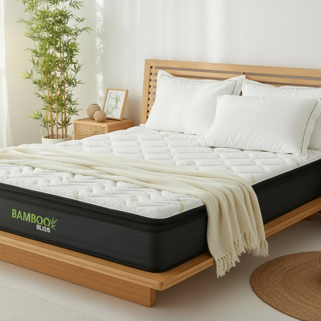 Royal Comfort Bamboo Bliss Pocket Spring & Memory Foam Mattress