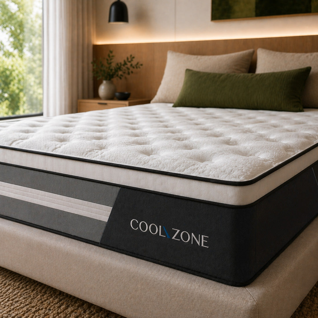 Royal Comfort Cool Zone Euro Top Pocket Spring Mattress 30cm TENCEL