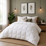 Royal Comfort 800GSM Wool Blend All Seasons Quilt 60% Wool Cotton Cover