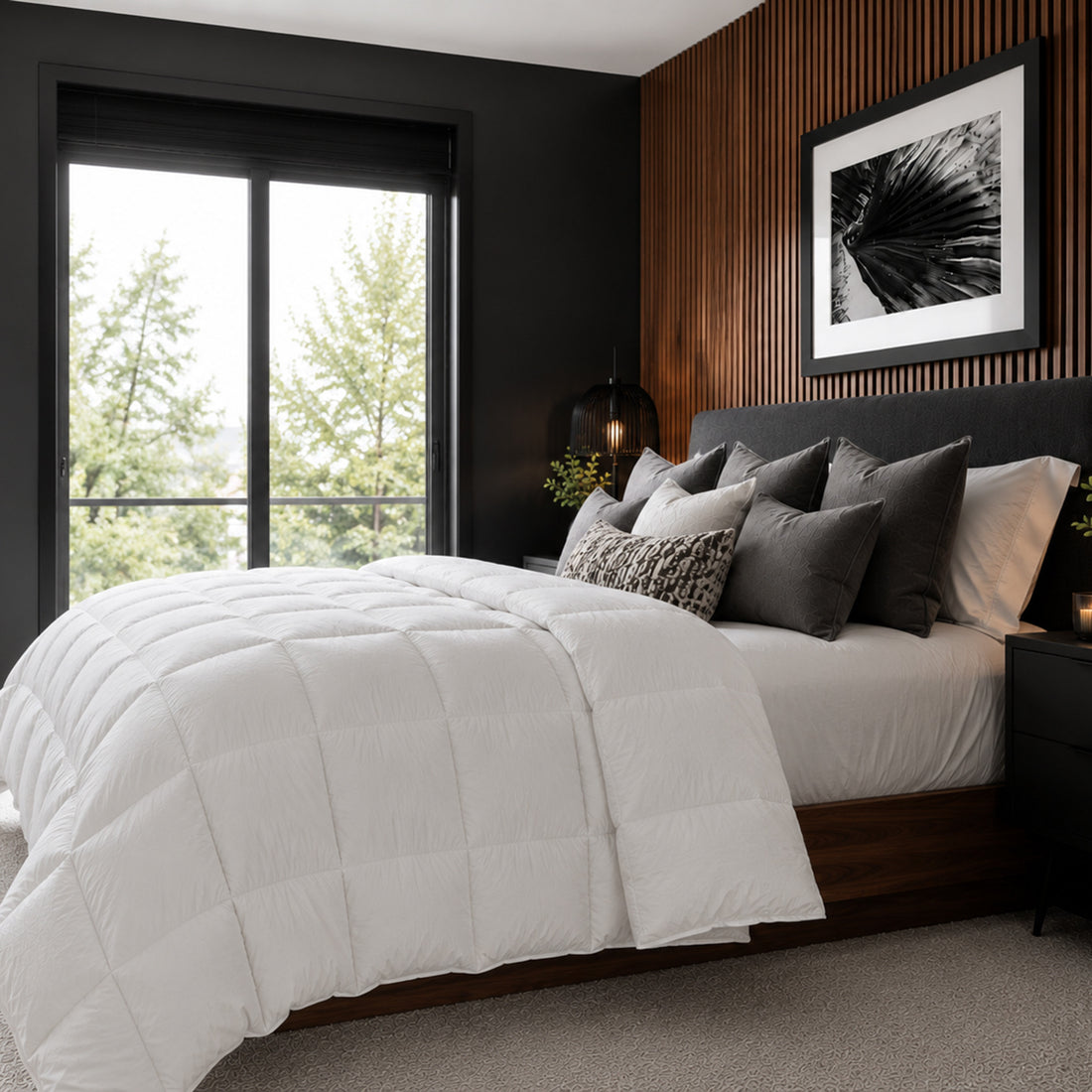 Royal Comfort 500GSM 85% Goose Feather 15% Down Quilt Elevated Loft Luxury