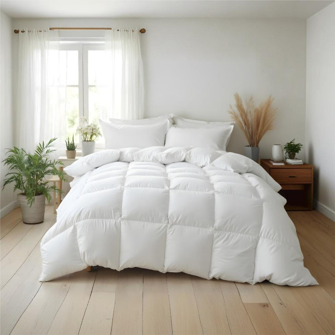 Royal Comfort 500GSM Duck Feather Down Quilt Ultra Warm Plush All Seasons