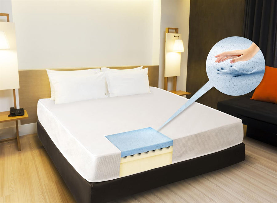 Royal Comfort Mattress King Size Gel Infused High Density Cooling Memory Foam