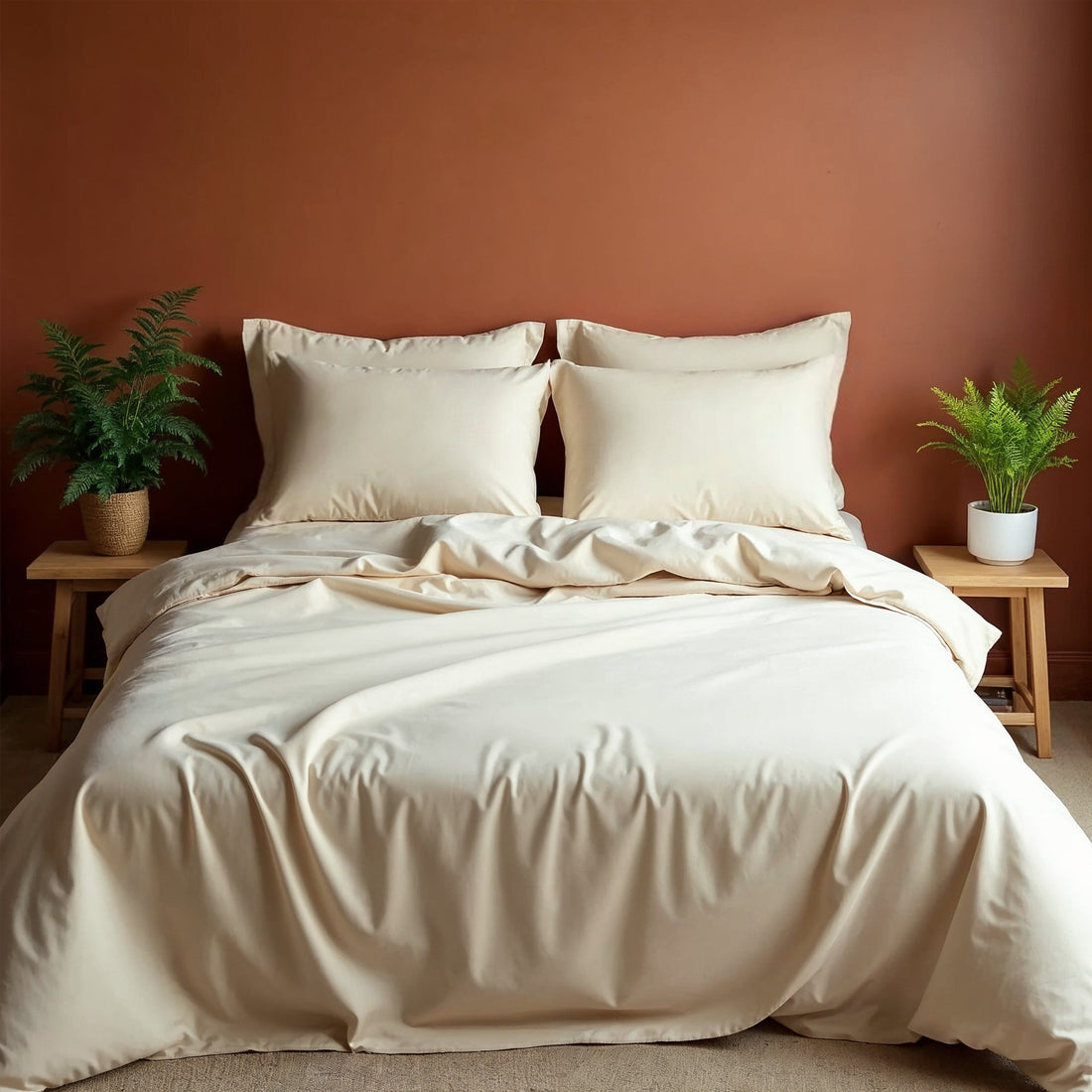 Royal Comfort 1000TC Bamboo Blend Sheet Pillowcase Set Ultra Soft