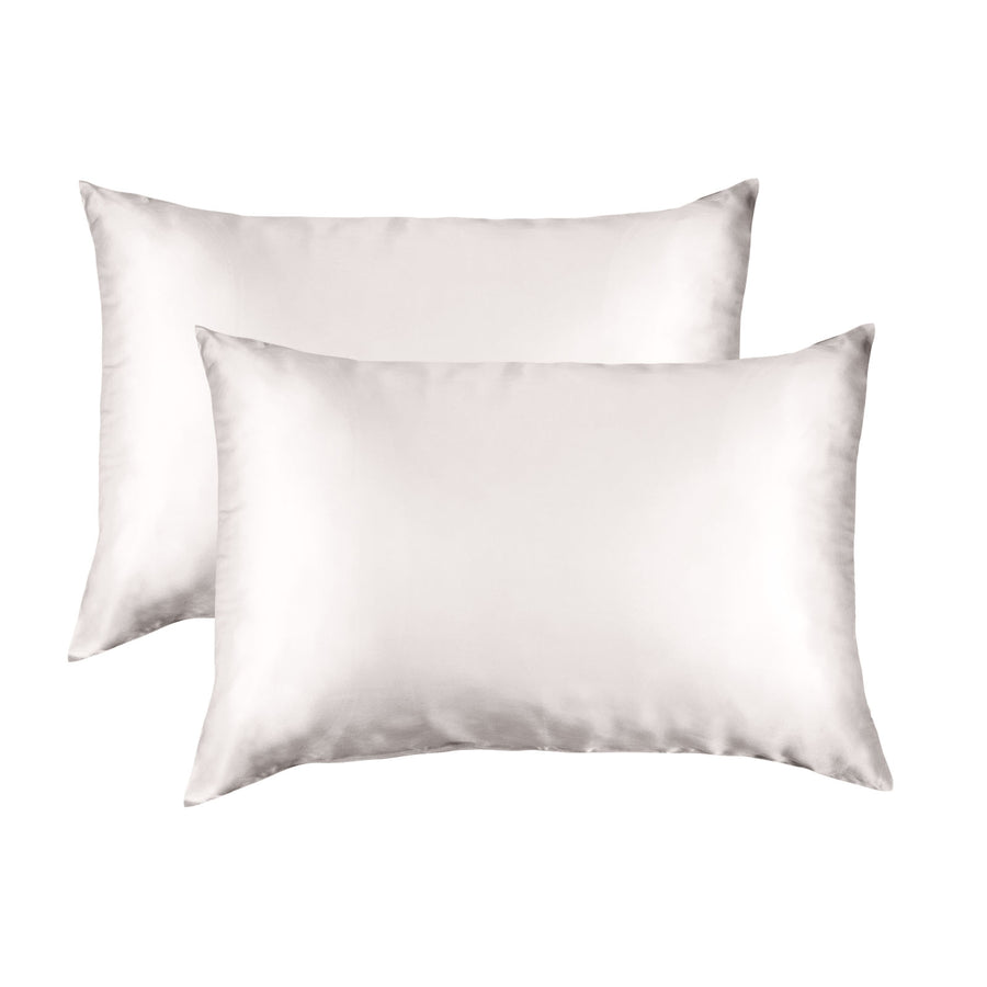 Royal Comfort Mulberry Silk Hypoallergenic Pillowcase Twin Pack