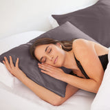 Royal Comfort Mulberry Silk Hypoallergenic Pillowcase Twin Pack