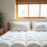 Royal Comfort 1000GSM Goose Feather Down Mattress Topper Fitted