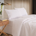 Kensington 1200 Thread Count 100% Cotton Sheet Set Stripe Hotel Grade Soft Touch