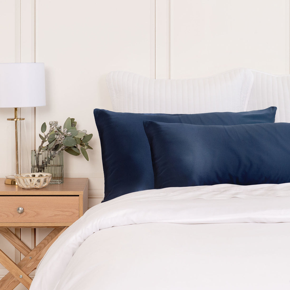 Royal Comfort Mulberry Silk Hypoallergenic Pillowcase Twin Pack