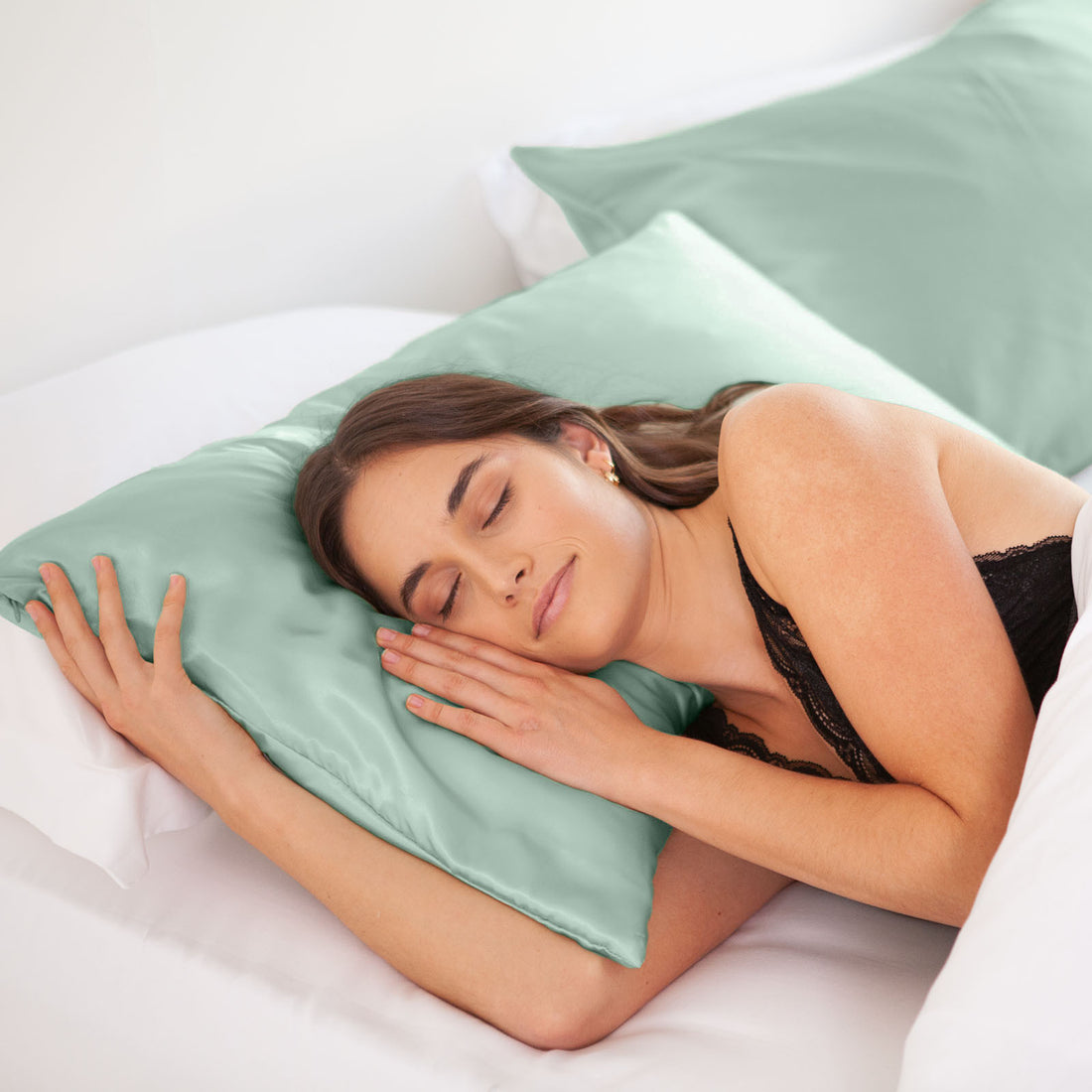 Royal Comfort Mulberry Silk Hypoallergenic Pillowcase Twin Pack