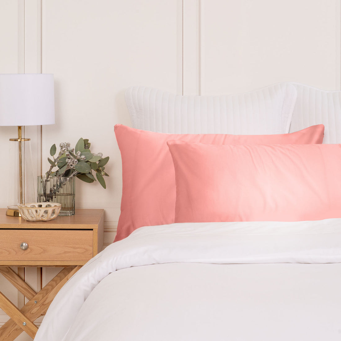 Royal Comfort Mulberry Silk Hypoallergenic Pillowcase Twin Pack