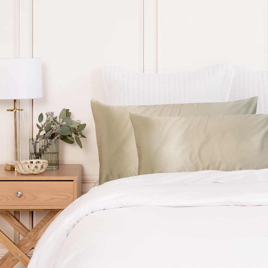 Royal Comfort Mulberry Silk Hypoallergenic Pillowcase Twin Pack