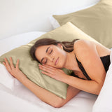 Royal Comfort Mulberry Silk Hypoallergenic Pillowcase Twin Pack