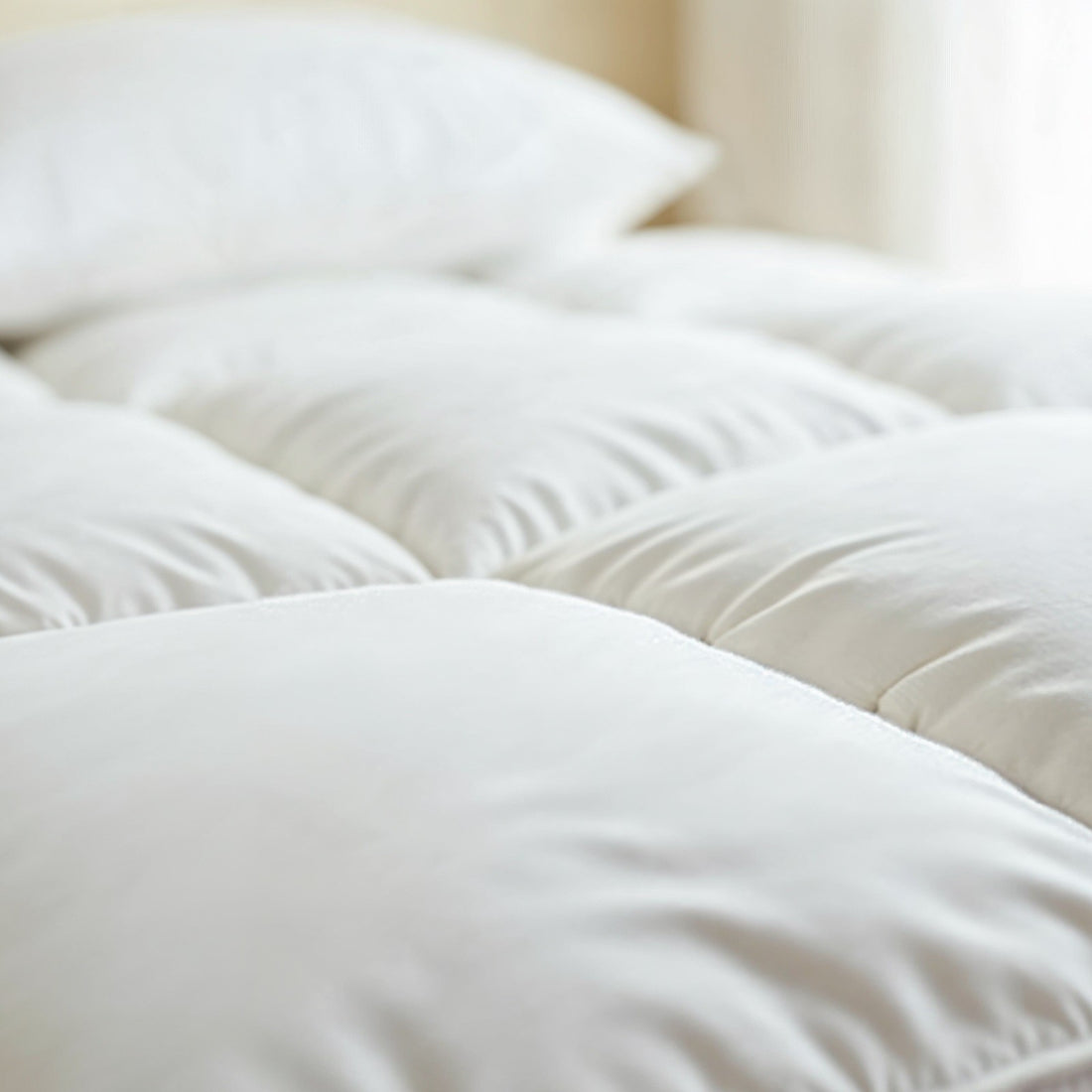Royal Comfort 1800GSM Duck Feather Down Mattress Topper Pillowtop