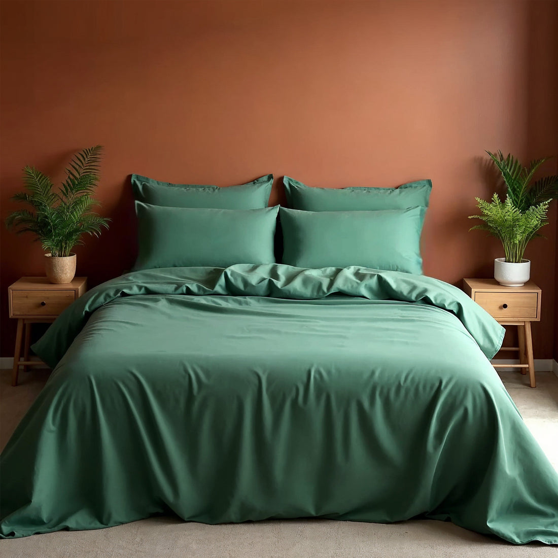 Royal Comfort 1000TC Bamboo Blend Sheet Pillowcase Set Ultra Soft