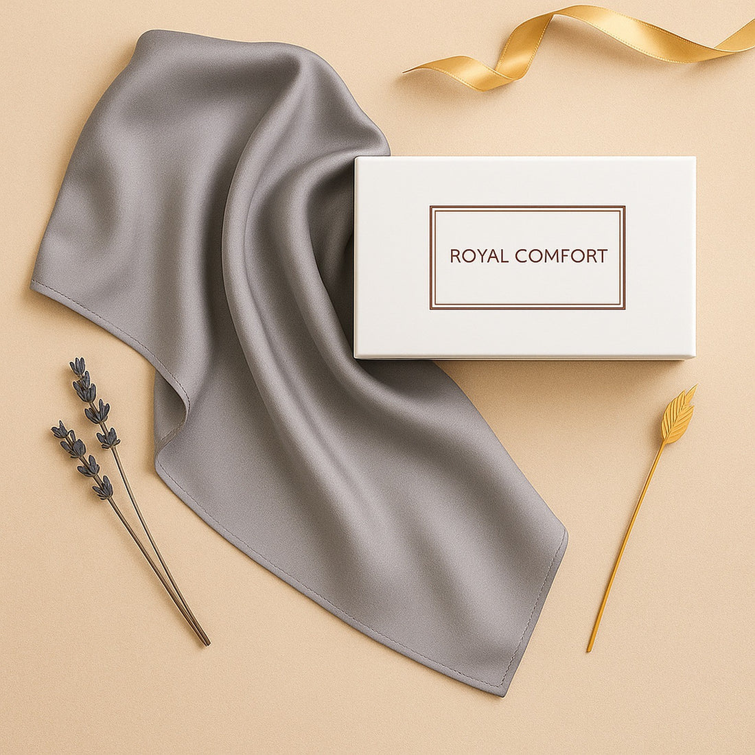 Royal Comfort 100% Mulberry Silk Pillowcase Hypoallergenic Pure Silk