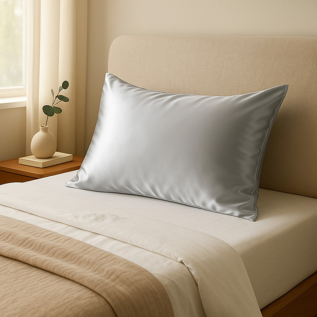 Royal Comfort 100% Mulberry Silk Pillowcase Hypoallergenic Pure Silk