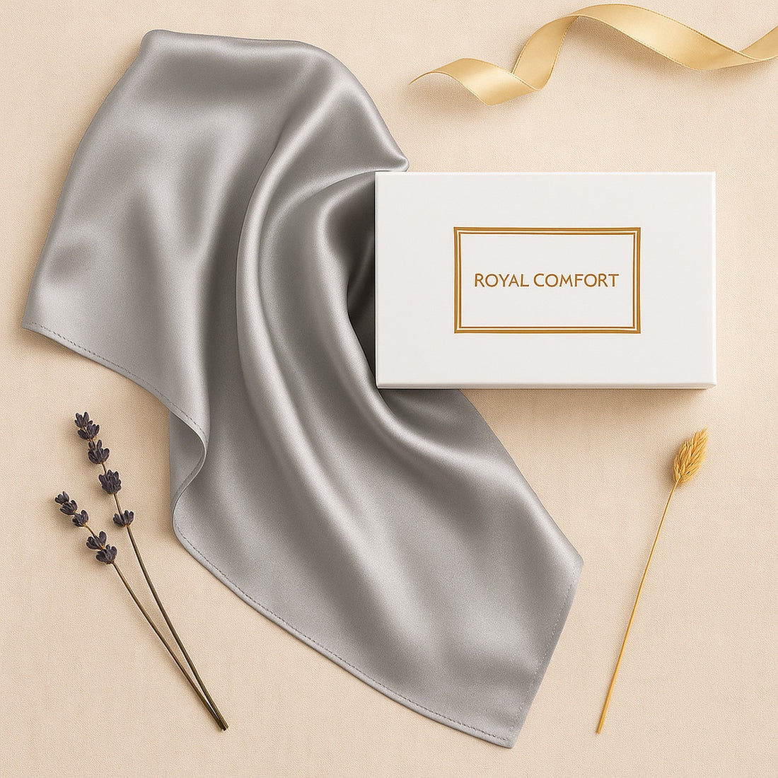 Royal Comfort 100% Mulberry Silk Pillowcase Hypoallergenic Pure Silk