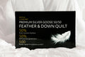 Royal Comfort Queen 50% Goose Feather And 50% Down Quilt Hotel Weight 500GSM