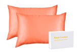 Royal Comfort Mulberry Silk Hypoallergenic Pillowcase Twin Pack