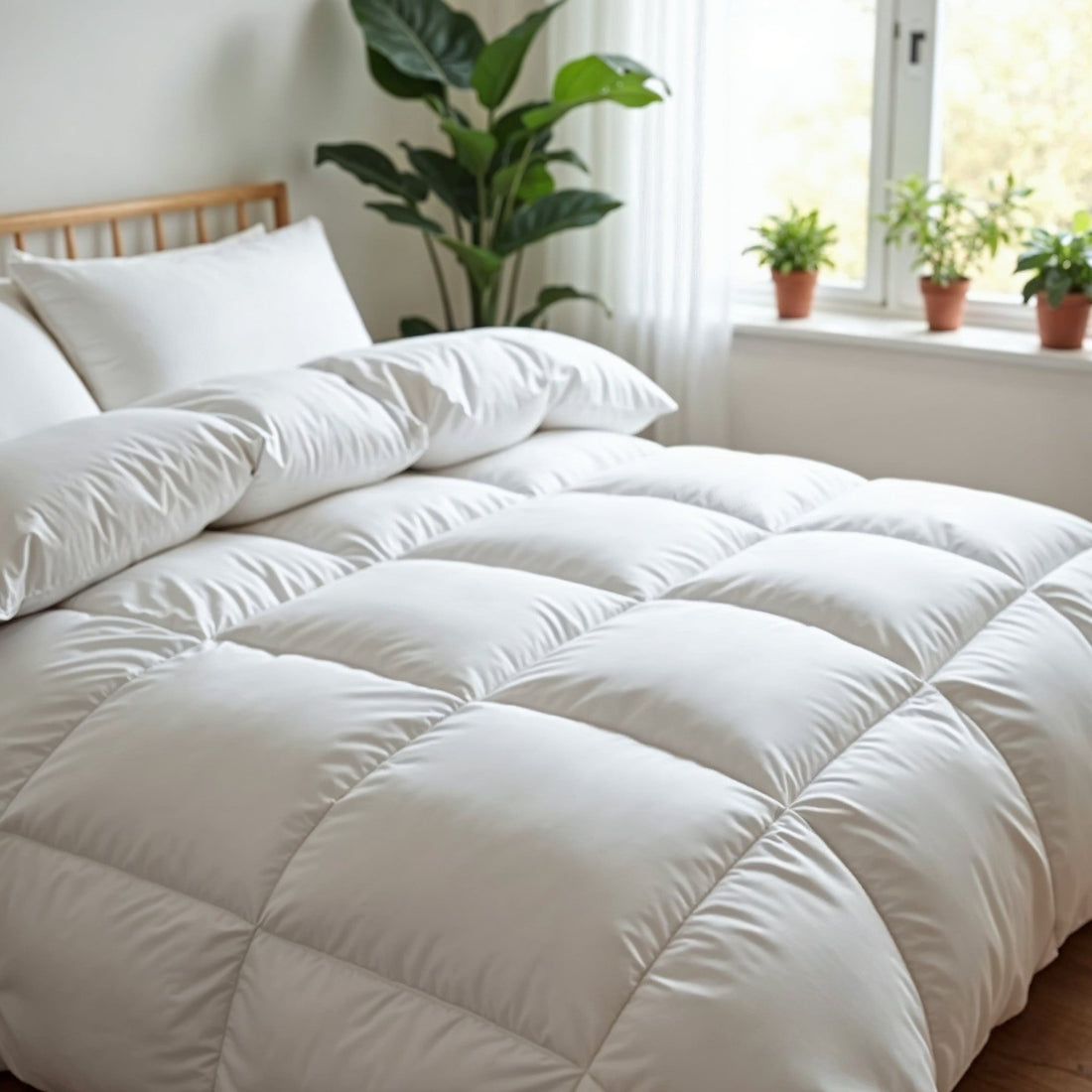 Royal Comfort 500GSM 50% Goose Feather 50% Down Quilt Deluxe Soft Touch