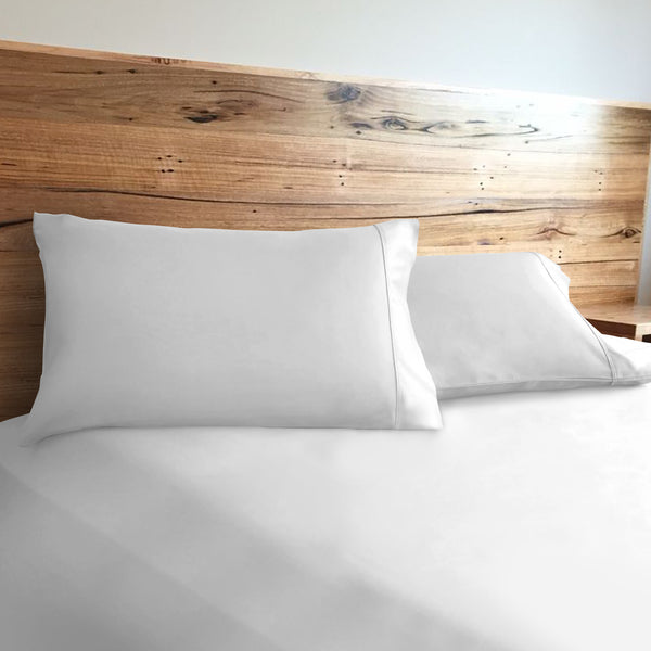 Royal Comfort 1000TC Cotton Rich 3 Piece Fitted Sheet Pillowcase Set