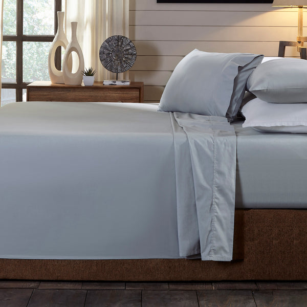 Royal Comfort 250TC 100% Pure Organic Cotton Sheet Set 4 Piece Luxury